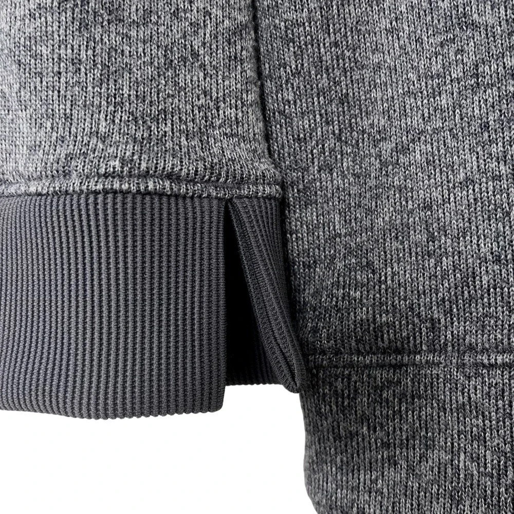 Under Armour Storm ColdGear Sweater Fleece Youth L Grey Loose 1/4 Snap Pullover
